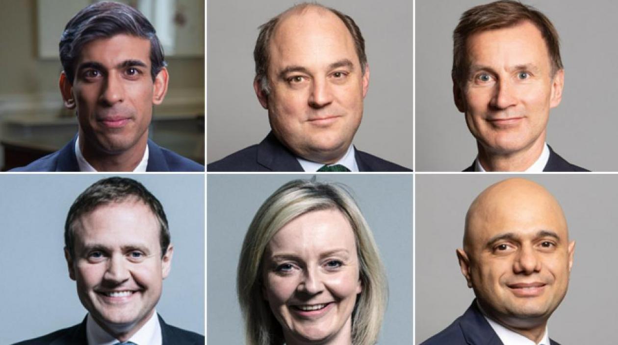 Posibles candidatos a reemplazar a Boris Johnson.