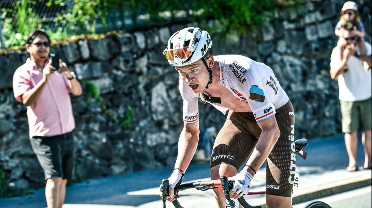 Bob Jungels, ciclista luxemburgués. 