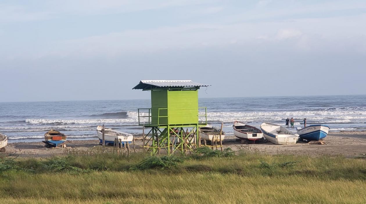 Sector donde desapareció el joven. 