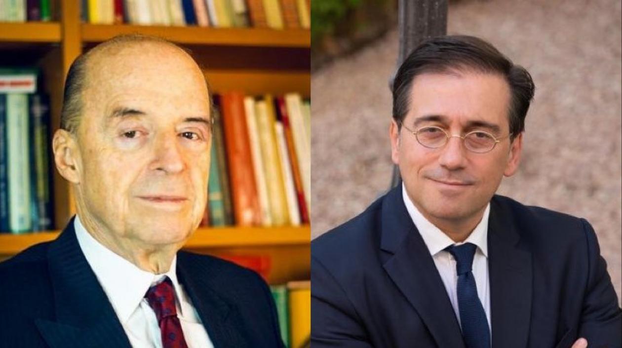 Álvaro Leyva Durán y José Manuel Albares. 