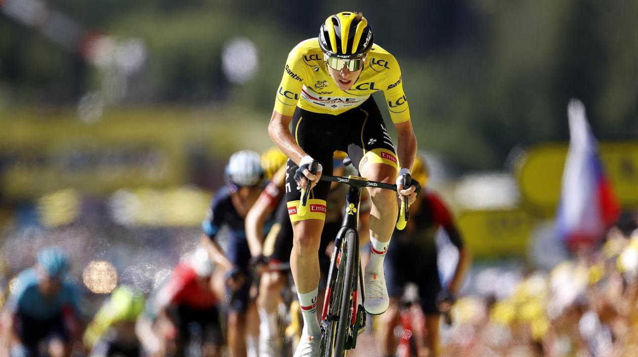Tadej Pogacar, líder del Tour de Francia. 
