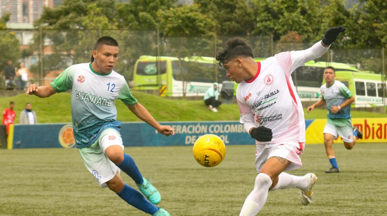 Acción del partido. 