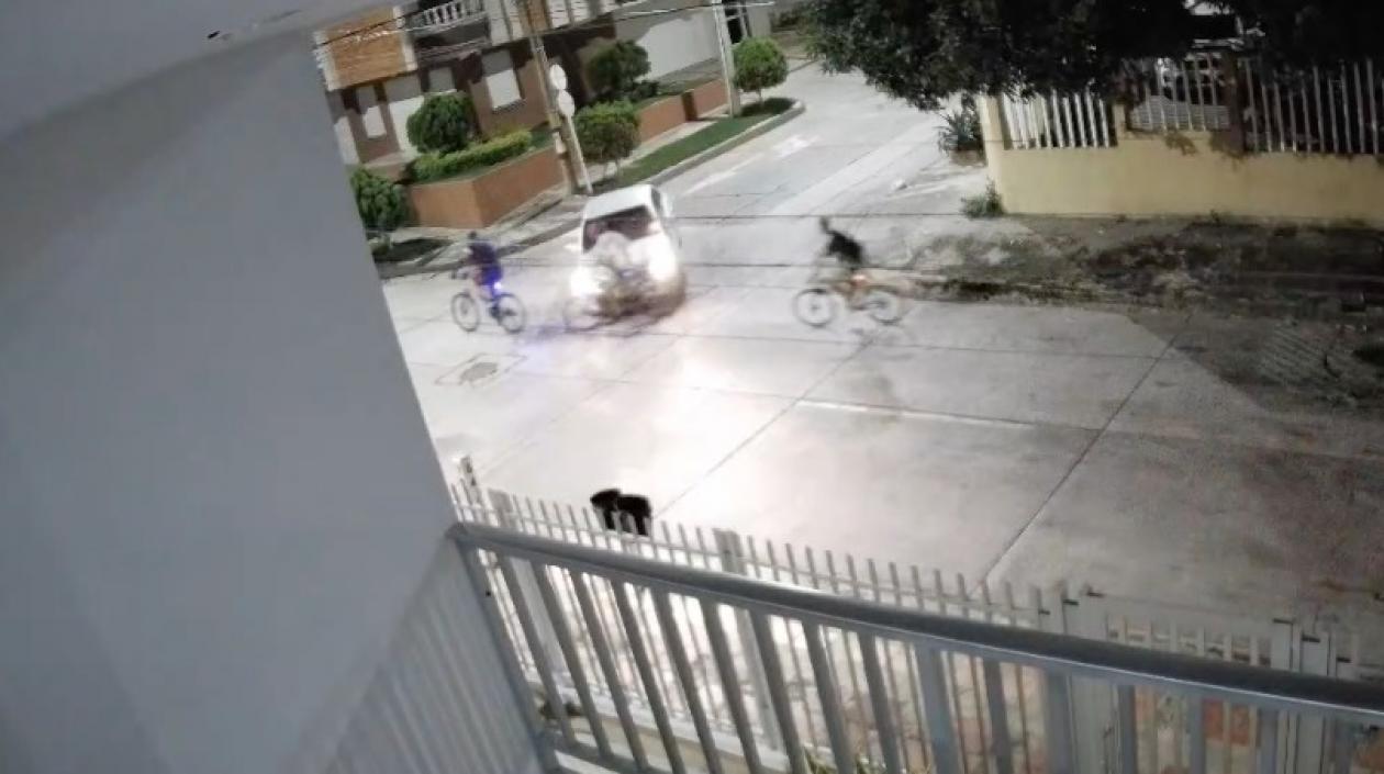 Momento en que se presentó el incidente. 