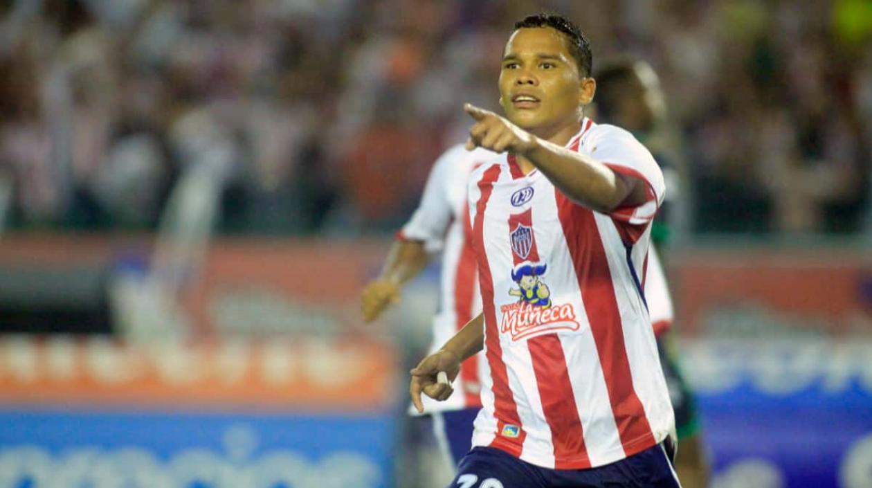 Carlos Bacca, delantero porteño. 