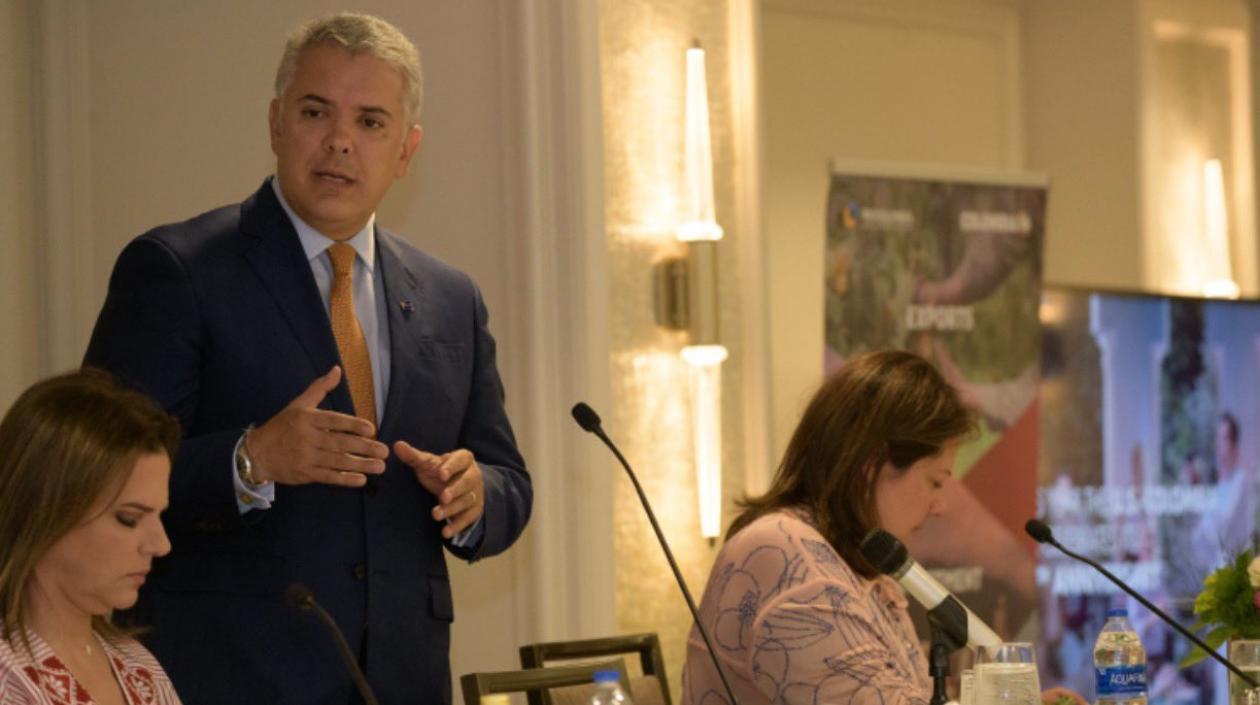 El presidente de Colombia, Iván Duque