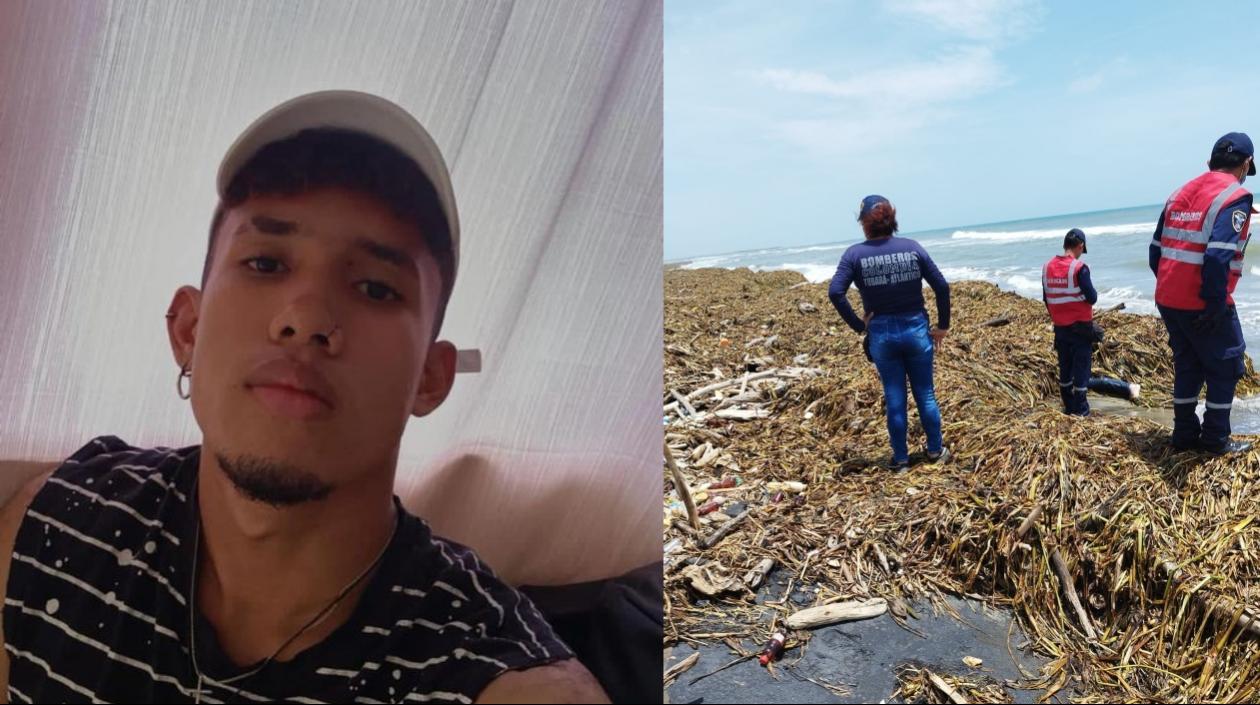 Mateo Torres González fue hallado en este sector de playa en Tubará. 
