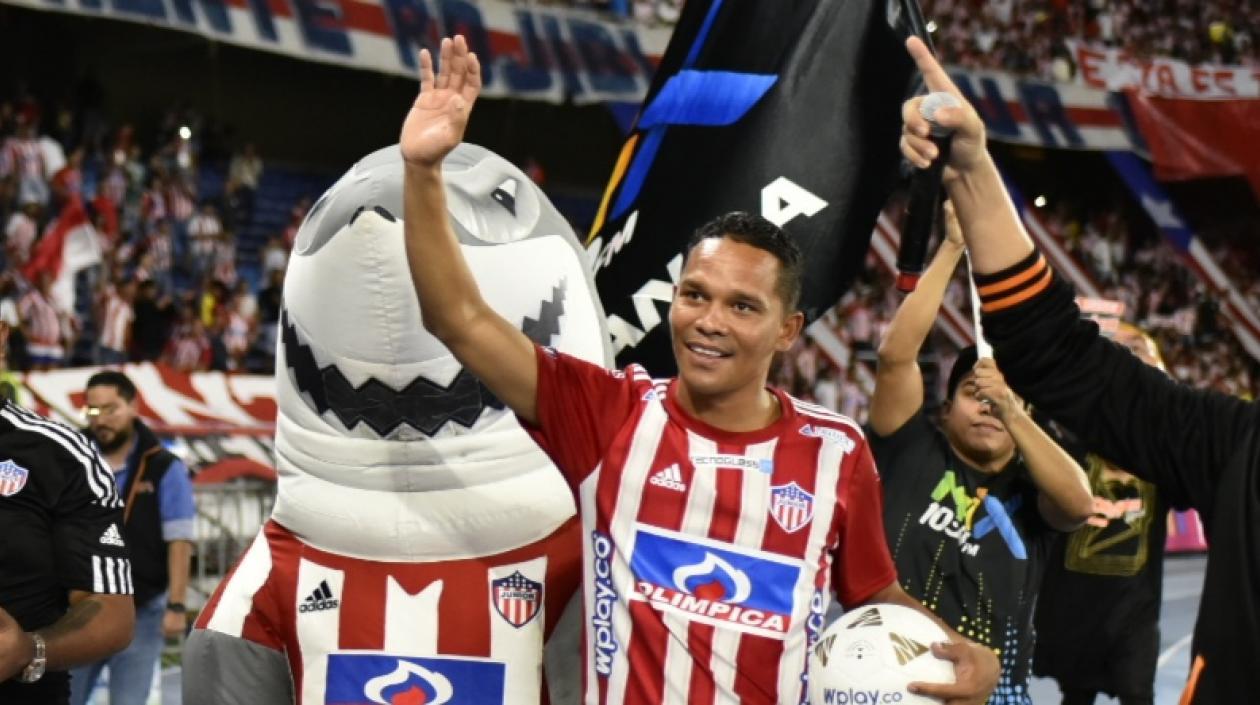 Carlos Bacca, delantero de Junior. 