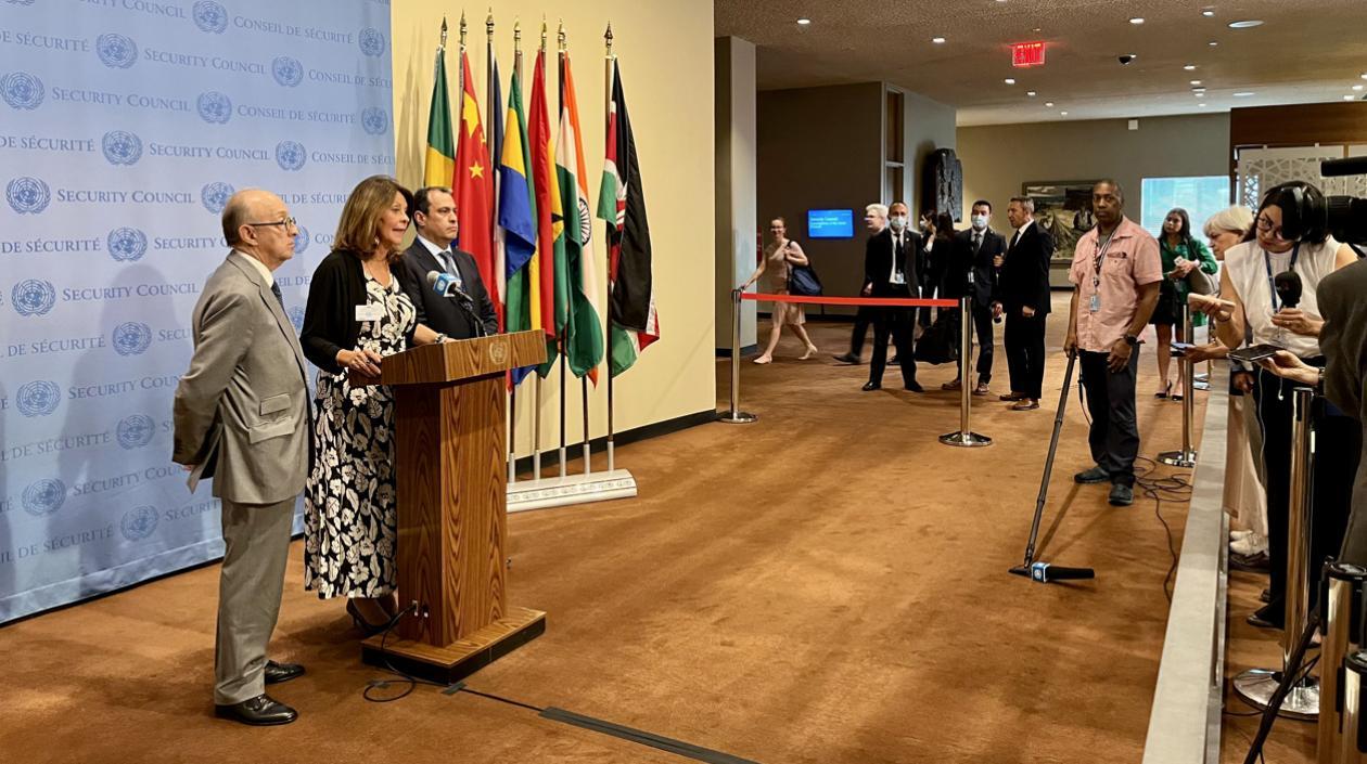 La vicepresidenta y canciller de Colombia, Marta Lucía Ramírez