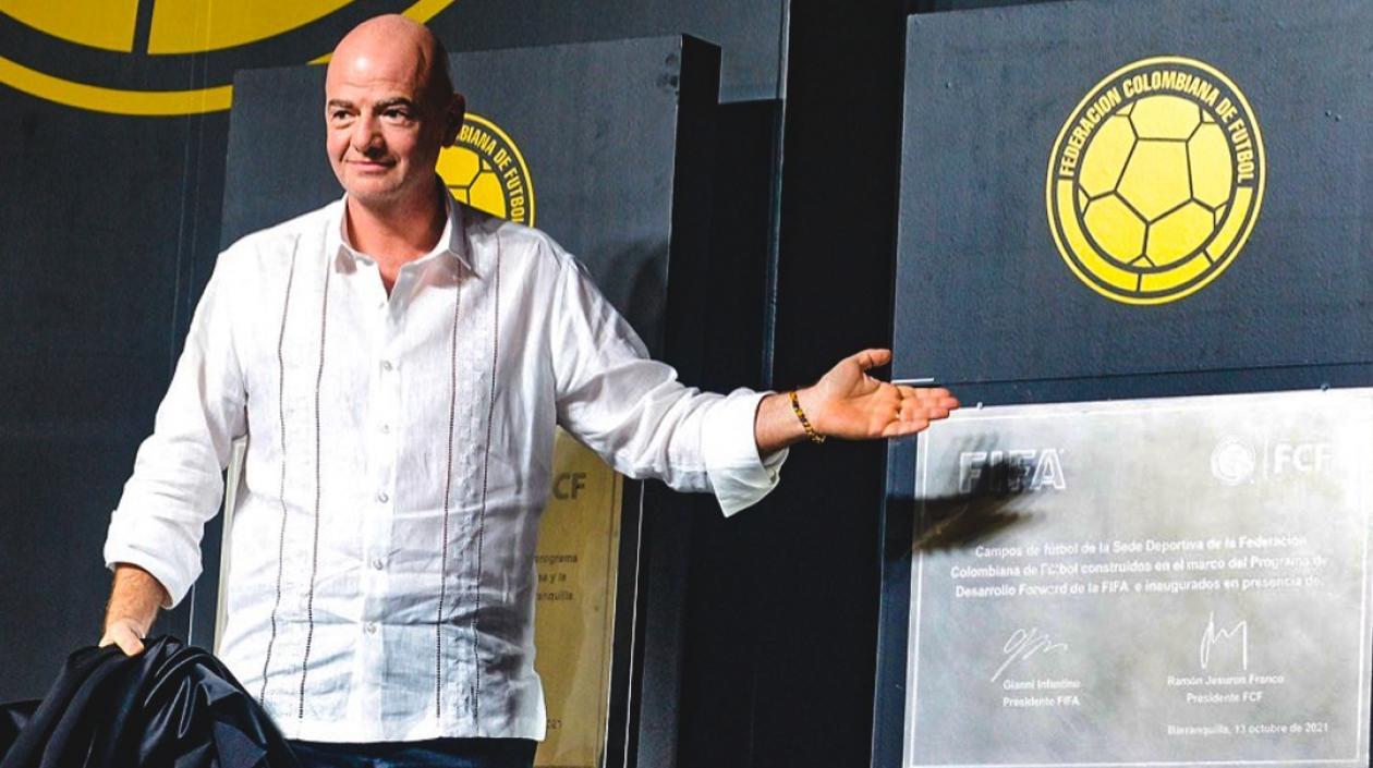 Gianni Infantino, presidente de la FIFA.