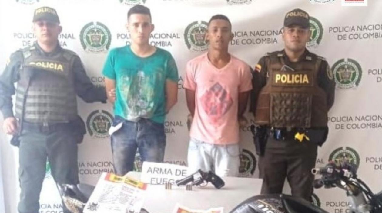 Los dos hombres fueron capturados por la Policía. 