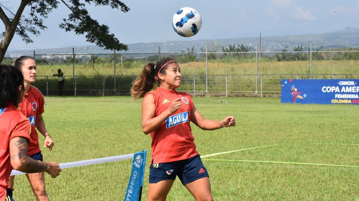 Leicy Santos, jugadora de Colombia. 