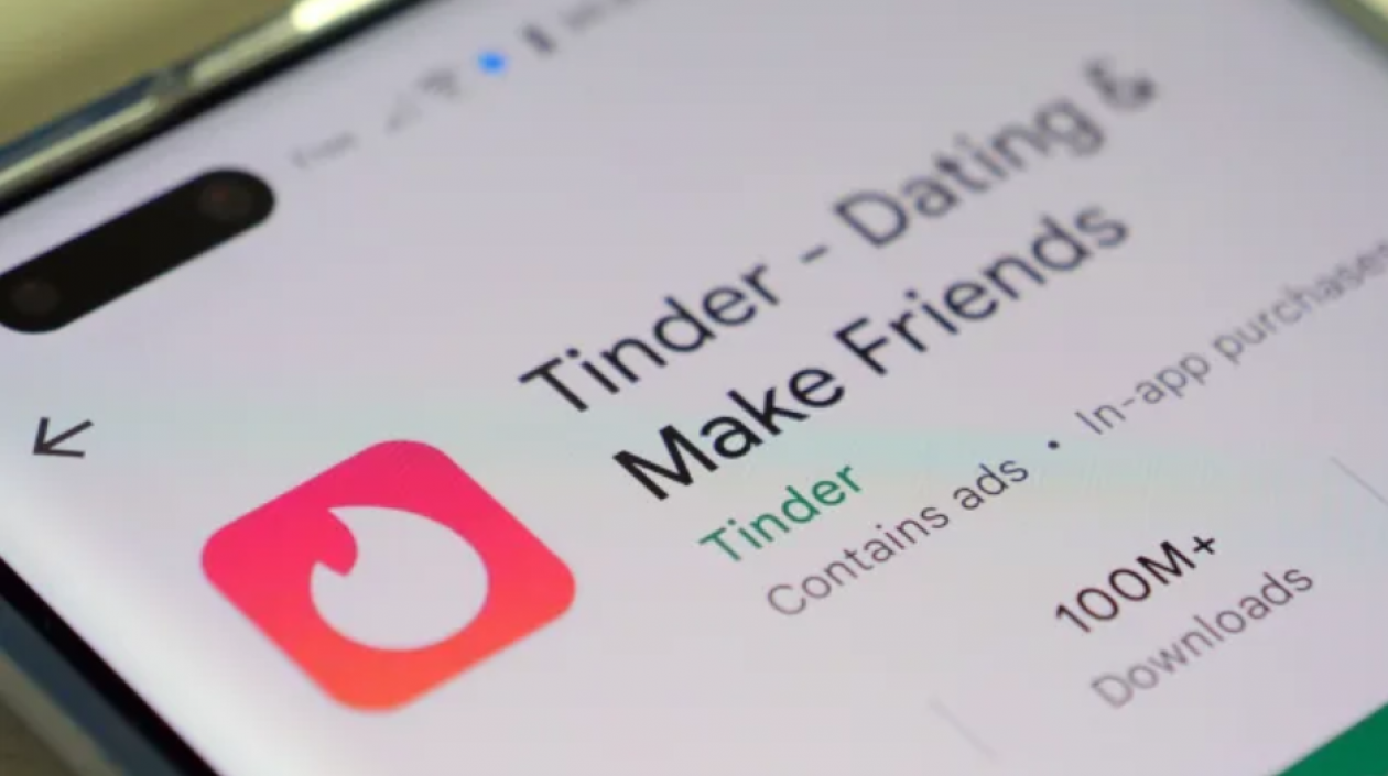 Aplicación de Tinder. 