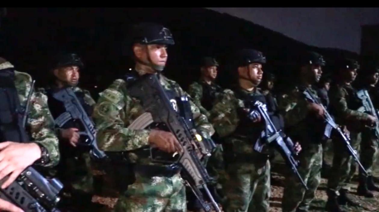 Despliegue militar en el Catatumbo.