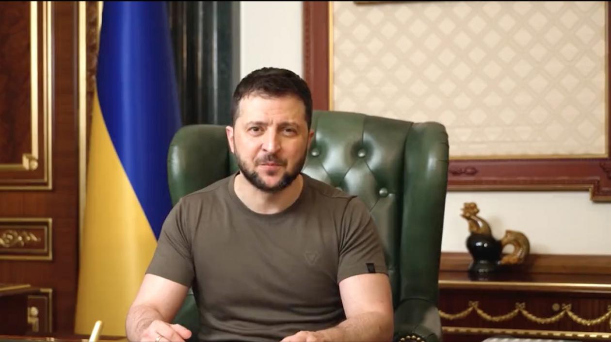 Volodimir Zelenski, Presidente de Ucrania.