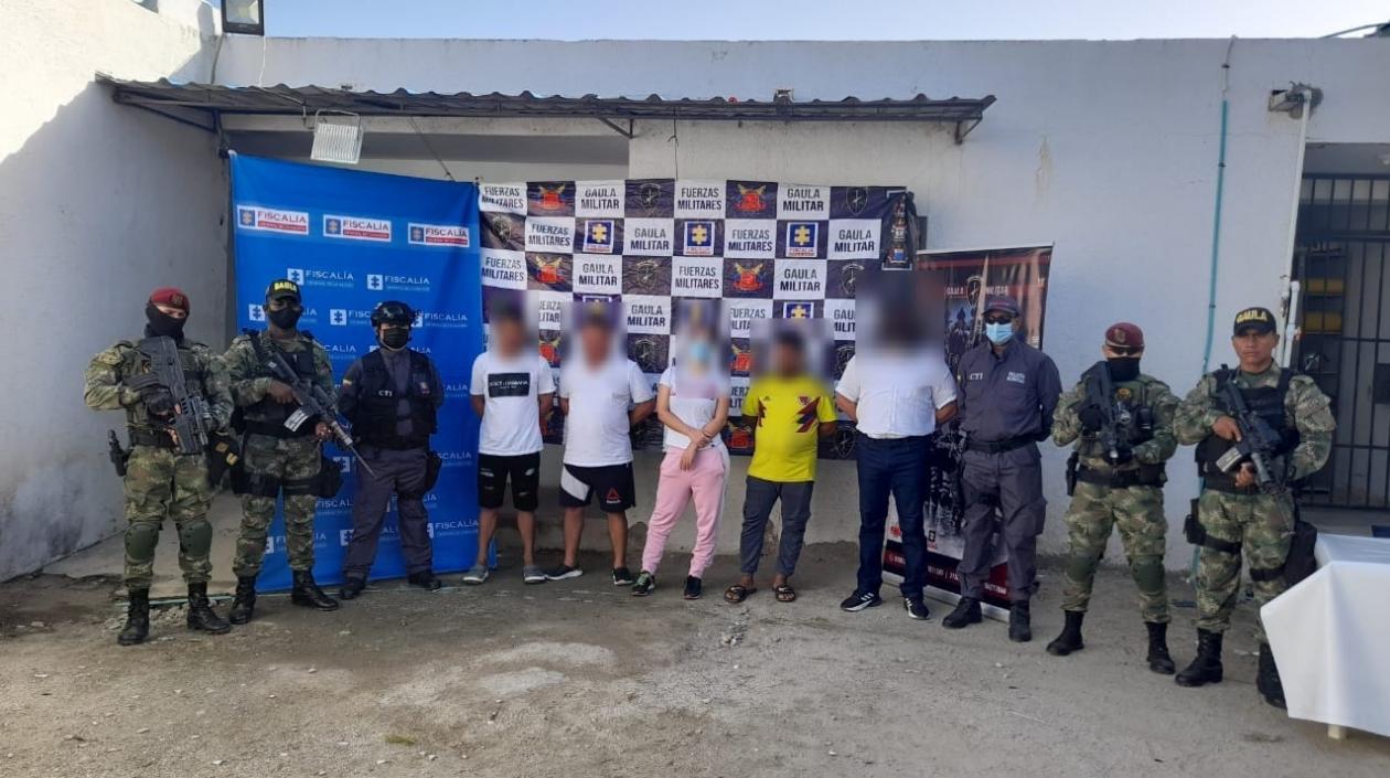 Los capturados fueron cobijados con medida de aseguramiento en centro carcelario. 
