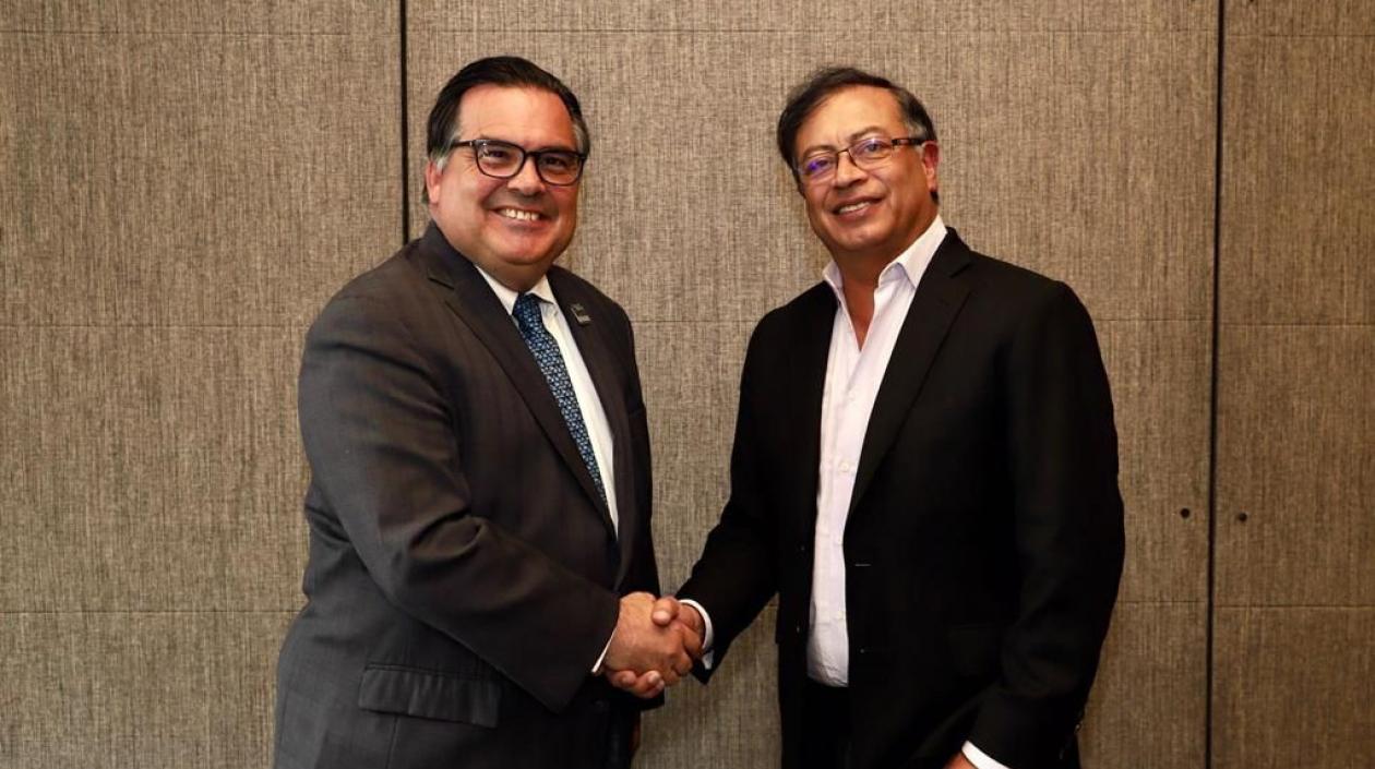 Francisco Palmieri y Gustavo Petro