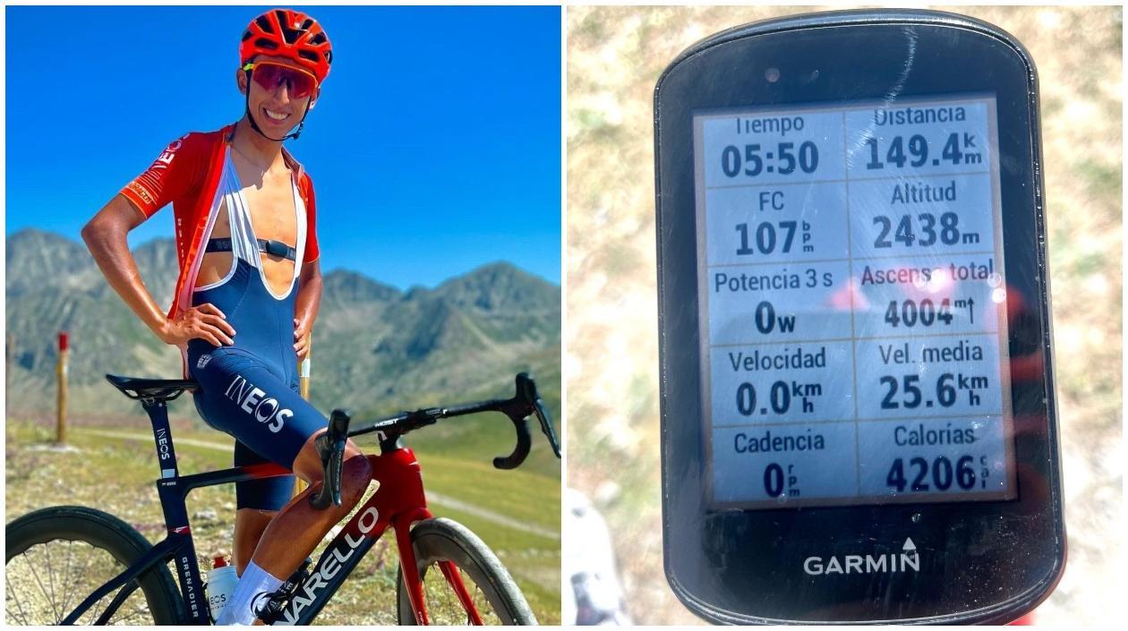 Egan Bernal, listo para reaparecer. 