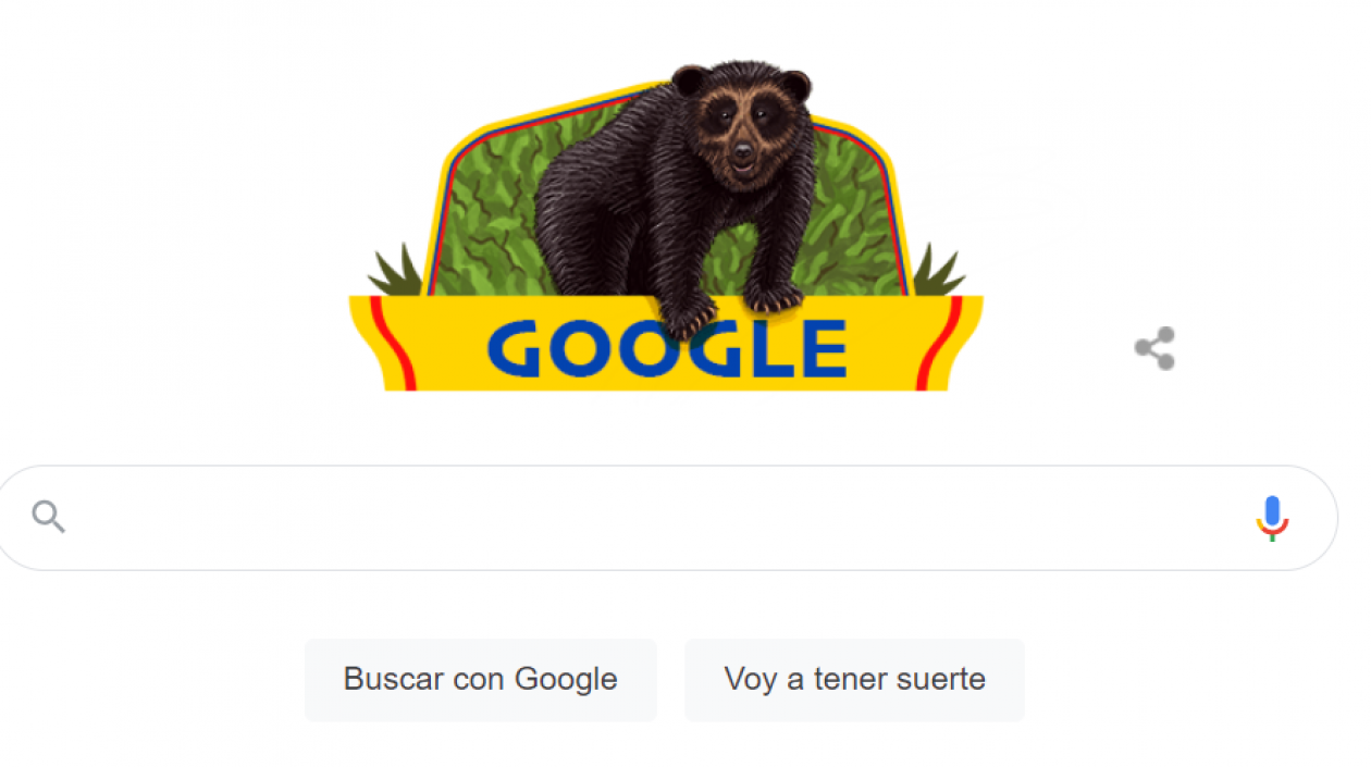 Captura de pantalla del buscador de Google. 