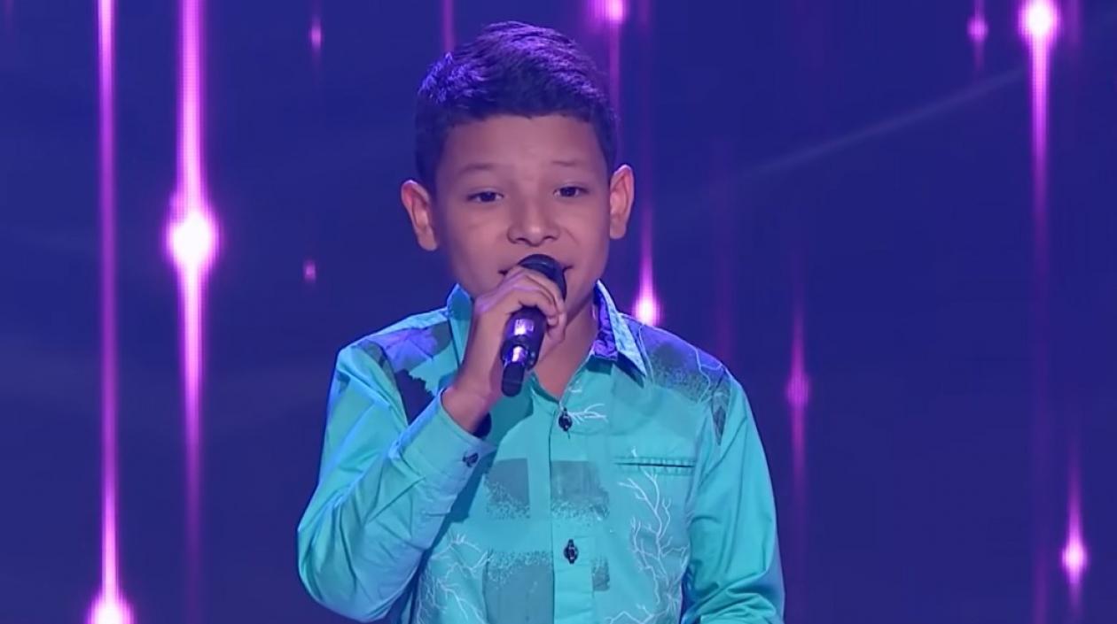 Camilo Montoya Trujillo, niño cantante. 