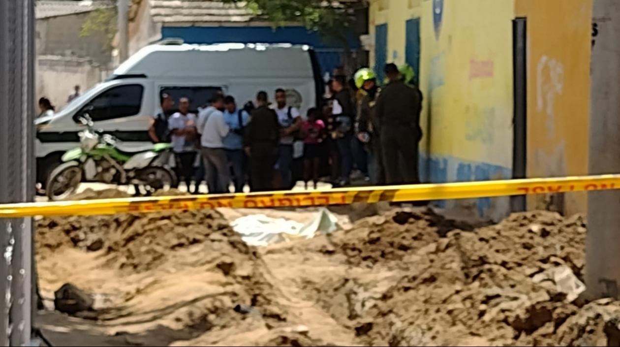 El joven quedó muerto en el lugar de los hechos. 