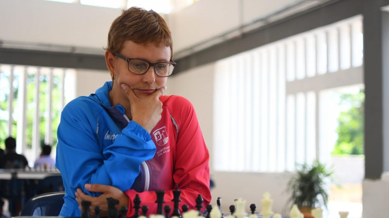 Isolina Majul, ajedrecista atlanticense. 