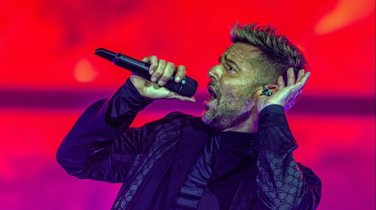 El cantante puertorriqueño Ricky Martin