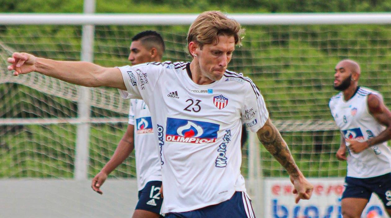 Iván Rossi, jugador de Junior. 