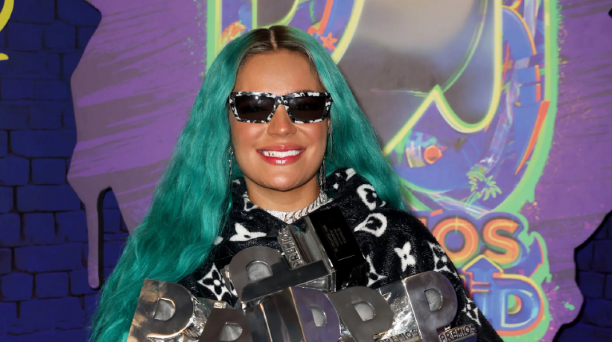 Karol G, cantante del género urbano. 