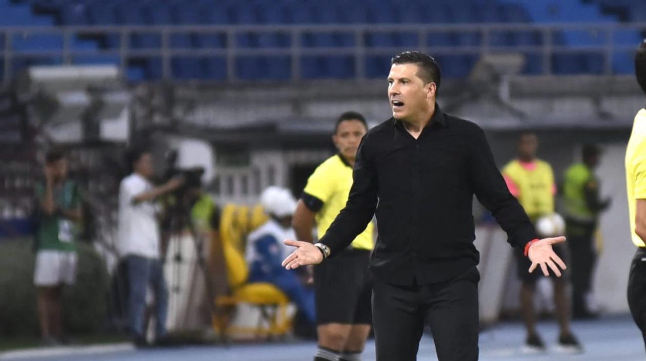 Juan Cruz Real, DT del Junior.