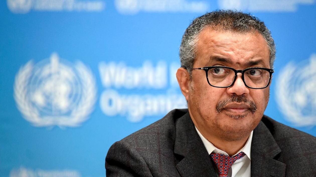 Director de la OMS, Tedros Adhanom Ghebreyessus.