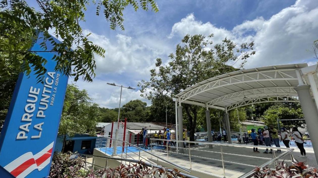 Parque ‘La puntica’ en Luruaco.