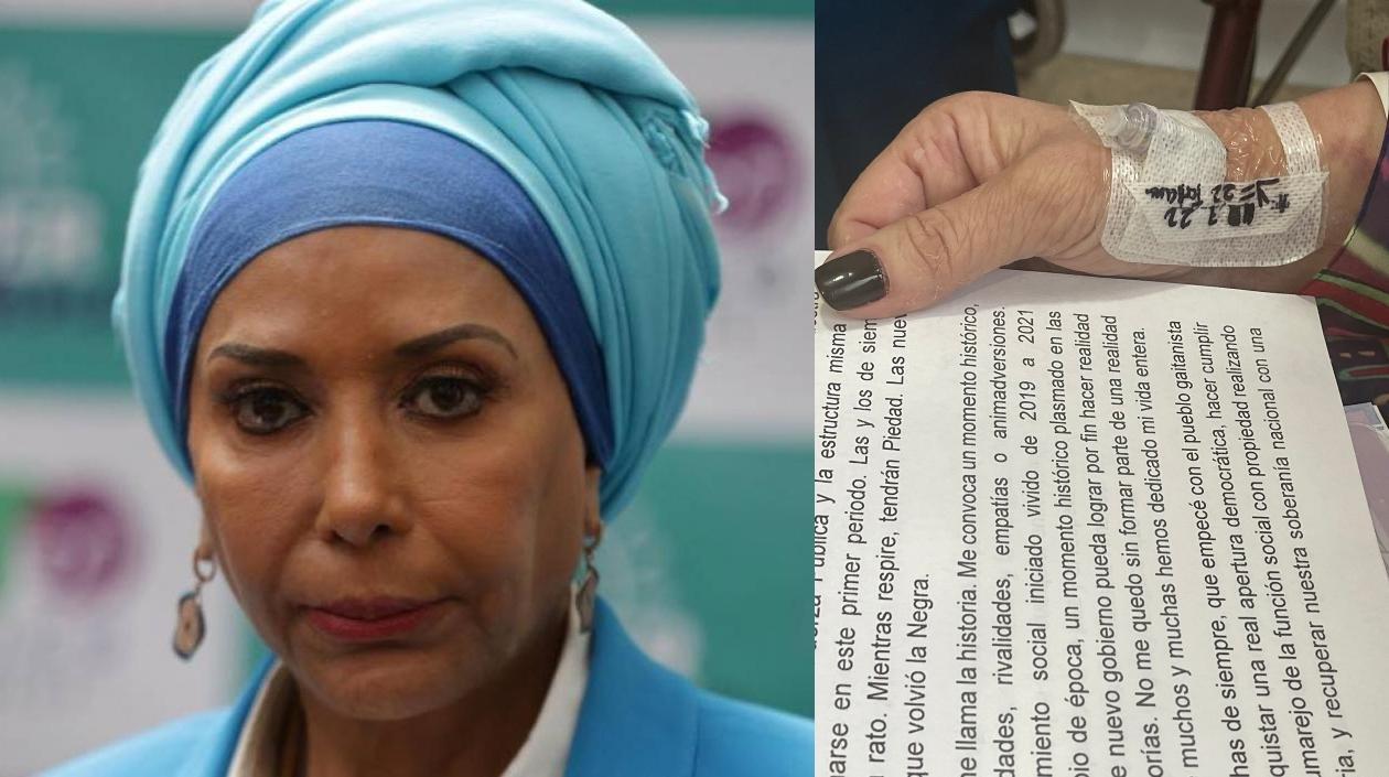 La senadora electa Piedad Córdoba.