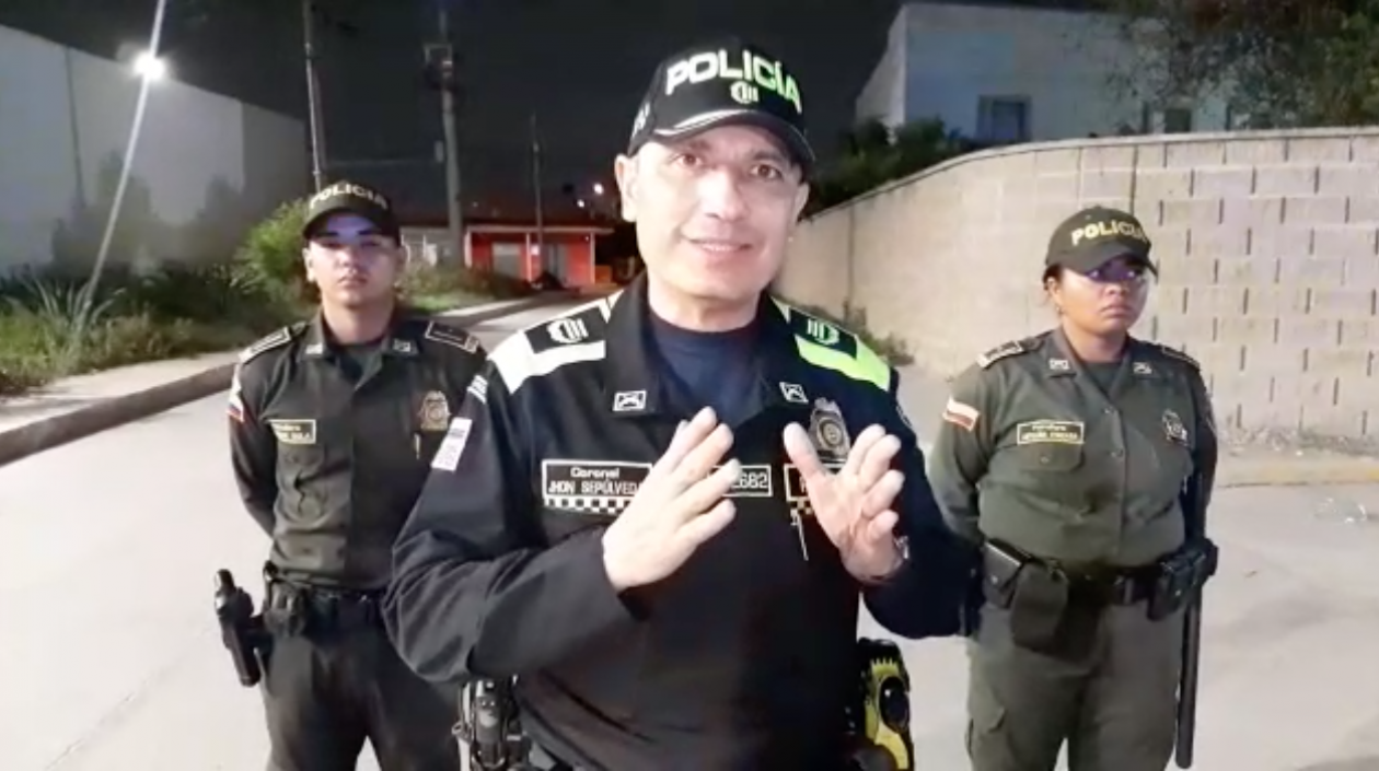 El coronel John Sepúlveda, comandante del Distrito 6 de Mebar.