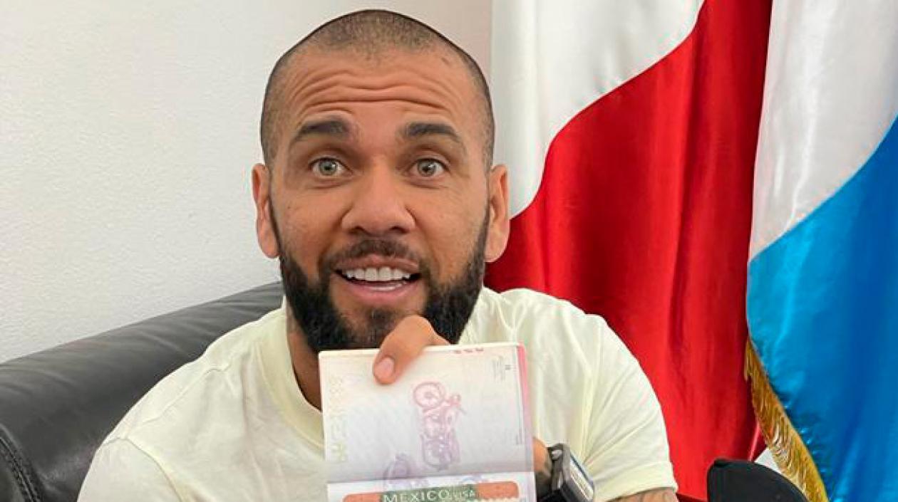 El lateral brasileño Dani Alves.