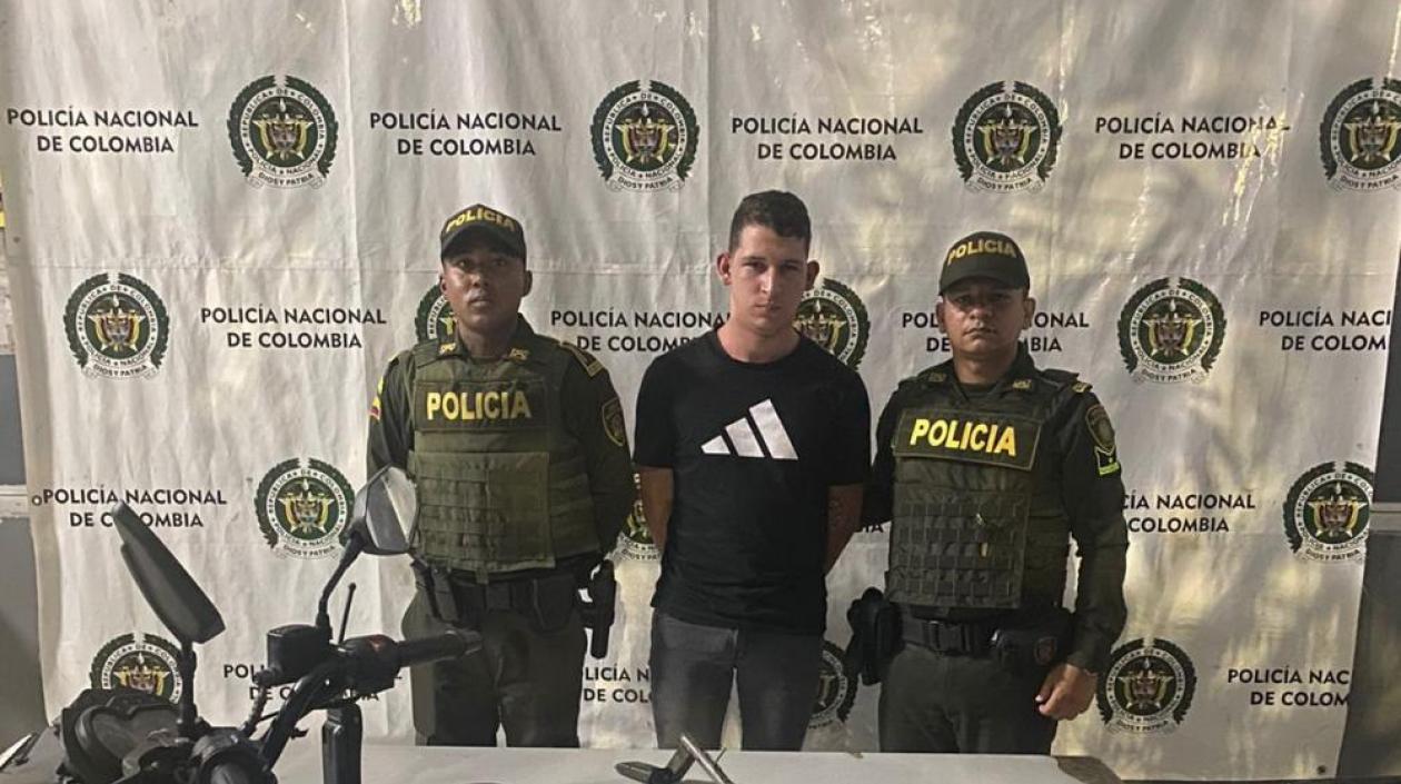 Aron Carreño Ospina, el capturado.