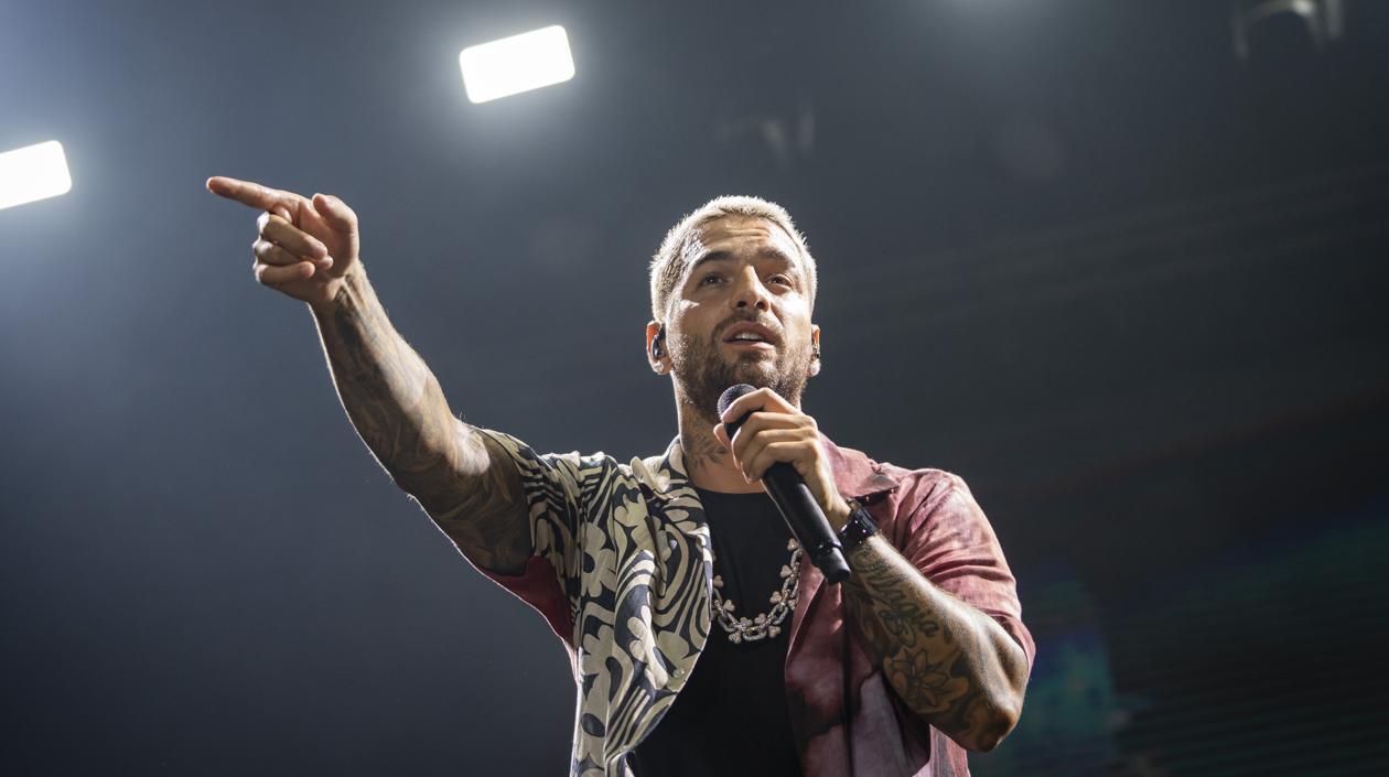 Maluma, cantante de reggaetón. 
