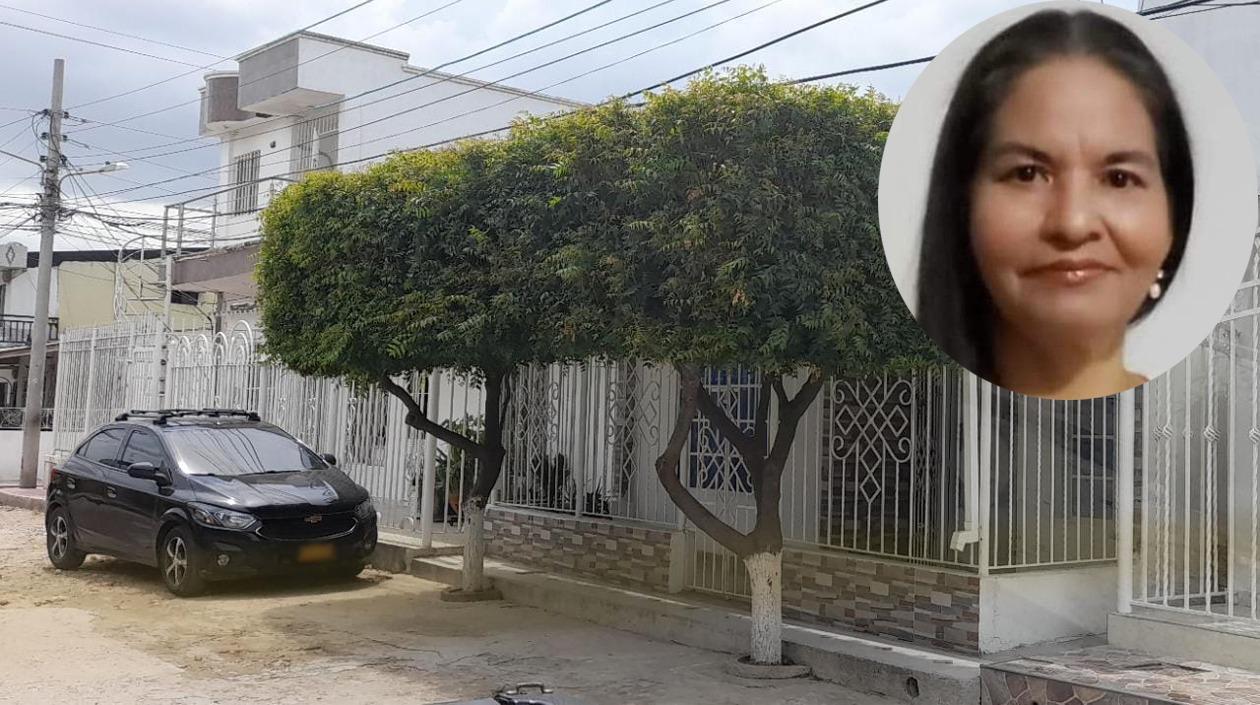 Olga Lucía Barros fue atacada a cuchillo por su pareja al interior de su vivienda. 