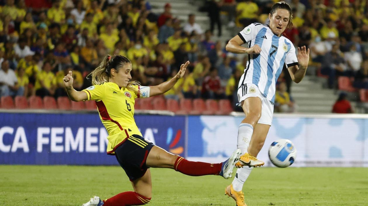 Daniela Montoya, jugadora de Colombia. 