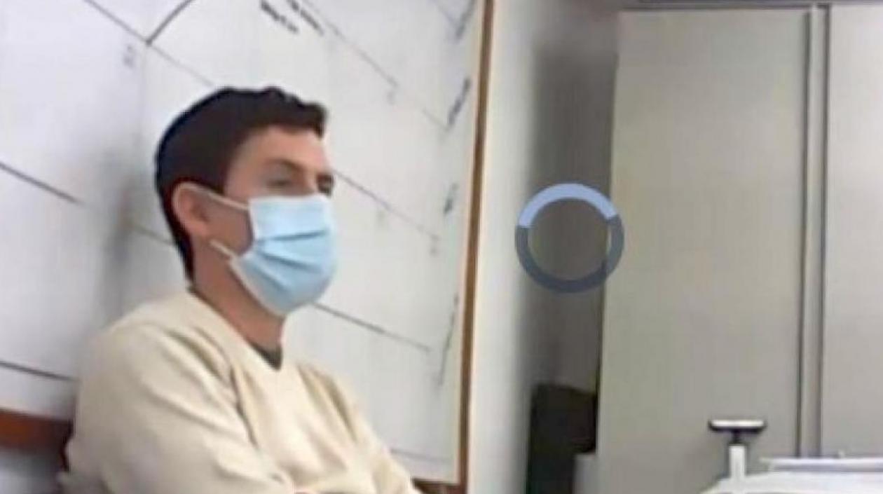 Enrique Vives Caballero en una de las audiencias.