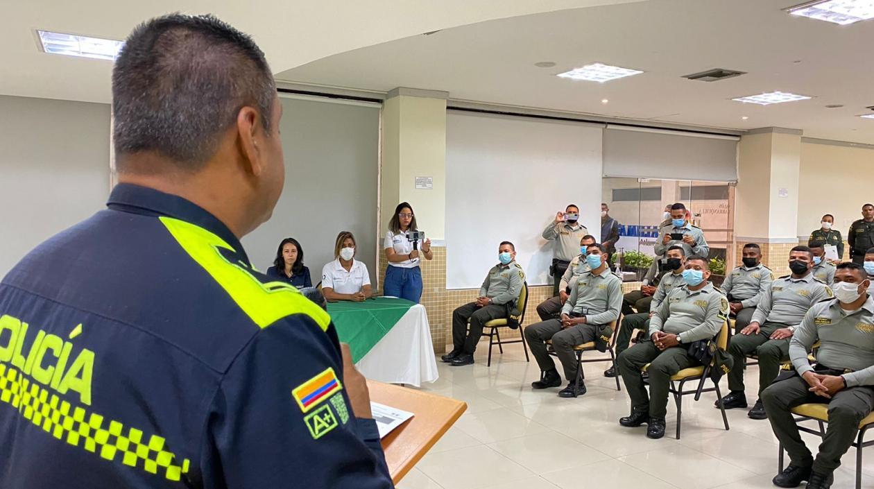 El general Luis Carlos Hernández, comandante de Mebar.