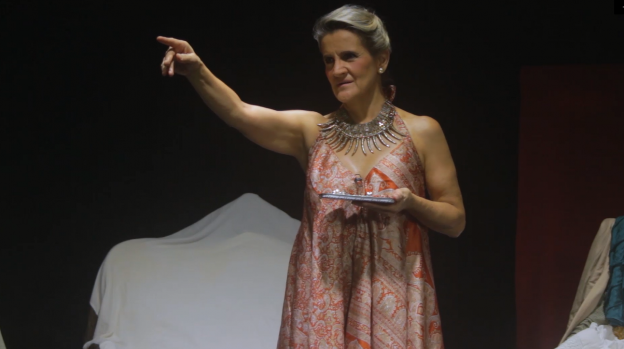 Mabel Pizarro en la obra ‘Clitemnestra’.