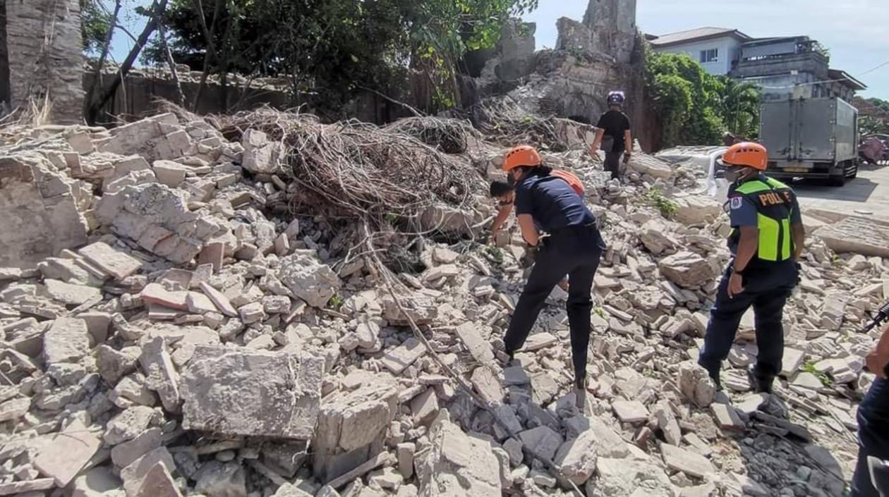 Imagen de los daños.