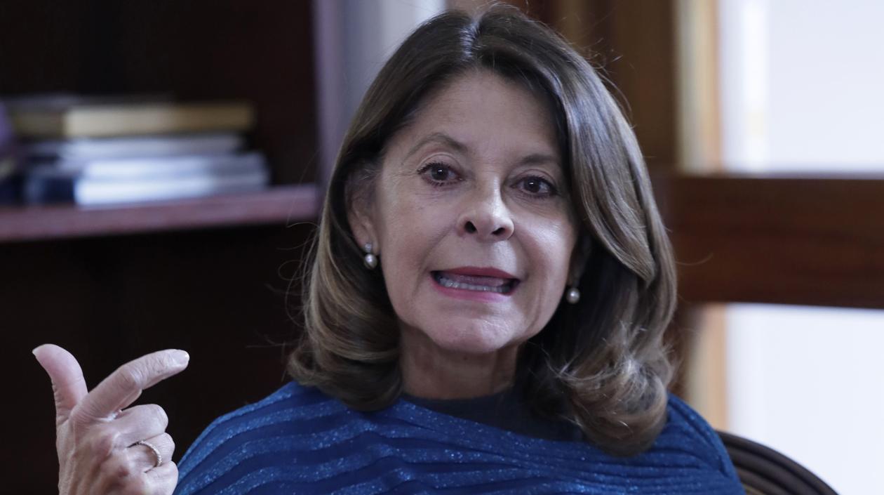 La vicepresidenta y canciller de Colombia, Marta Lucía Ramírez.