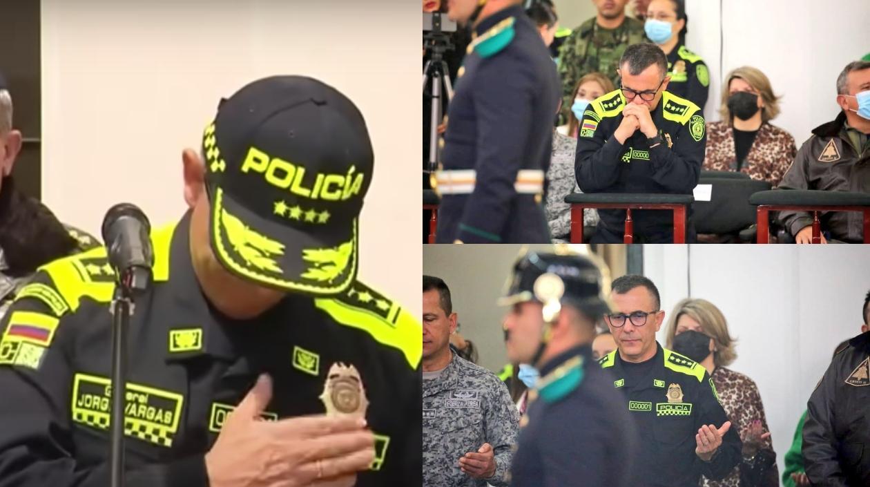 El general Jorge Luis Vargas, director de la Policía Nacional.