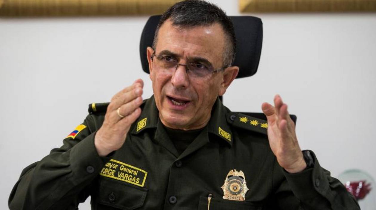 General Jorge Luis Vargas, Director de la Policía Nacional.