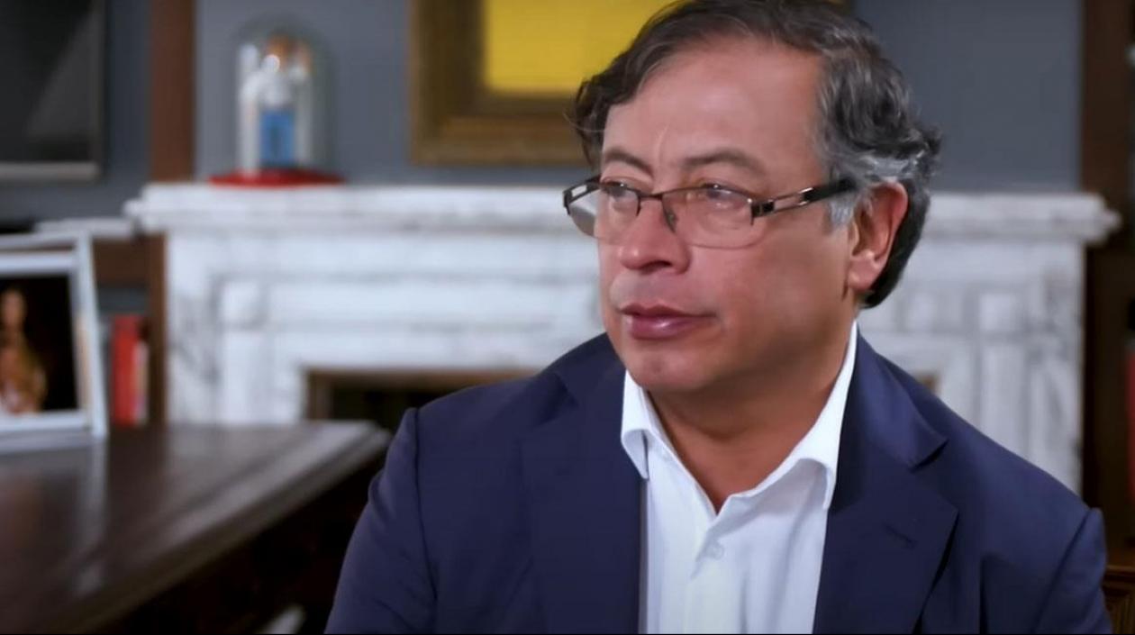 Presidente electo, Gustavo Petro. 