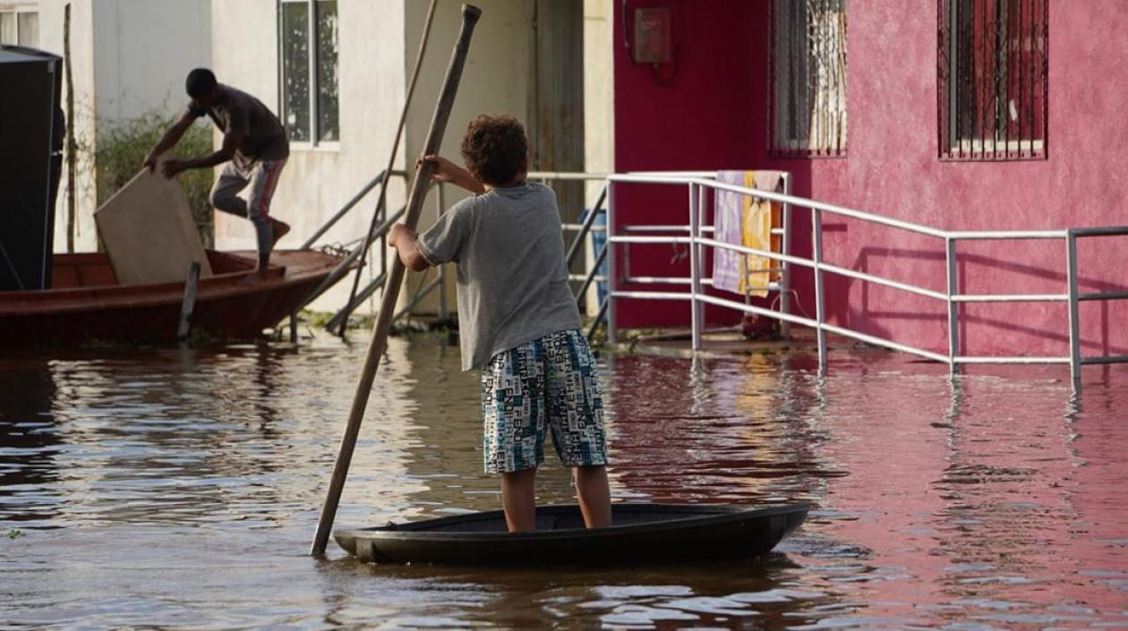 a emergencia en La Mojana se agudizó por el rompimiento del punto conocido como Caregato.