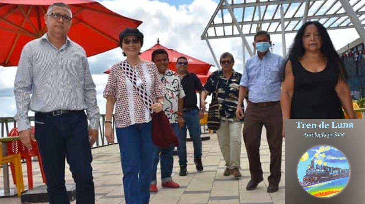 Poetas de la región Caribe estrenan su libro ‘Tren de la luna’.