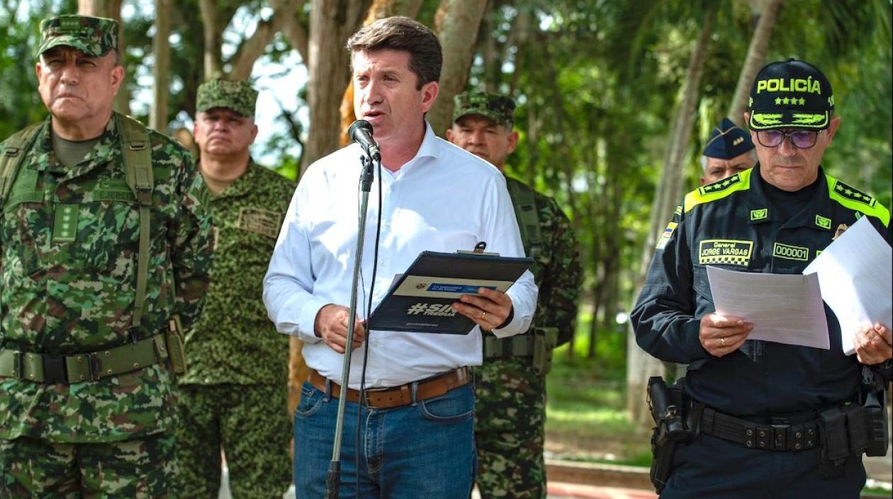 Diego Molano, Ministro de Defensa.