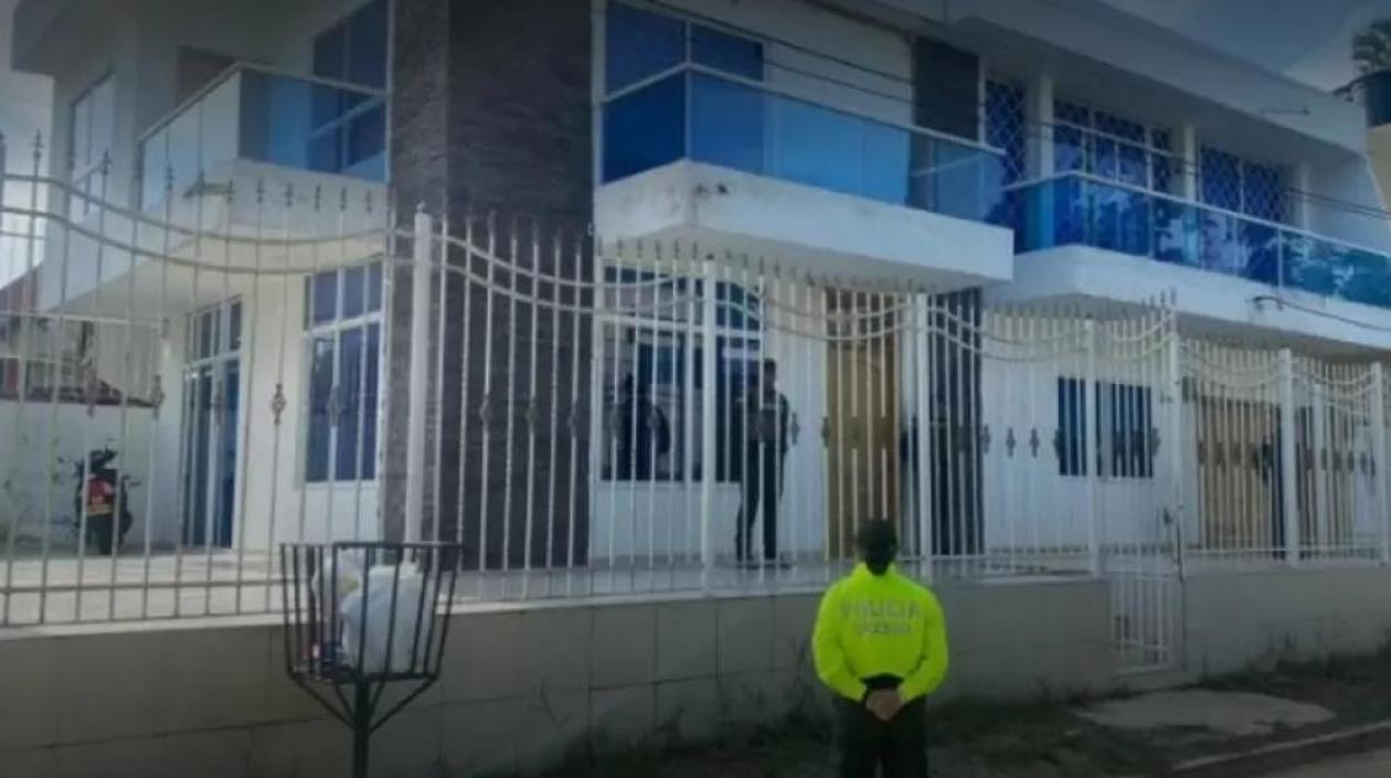 Uno de los inmuebles incautados.